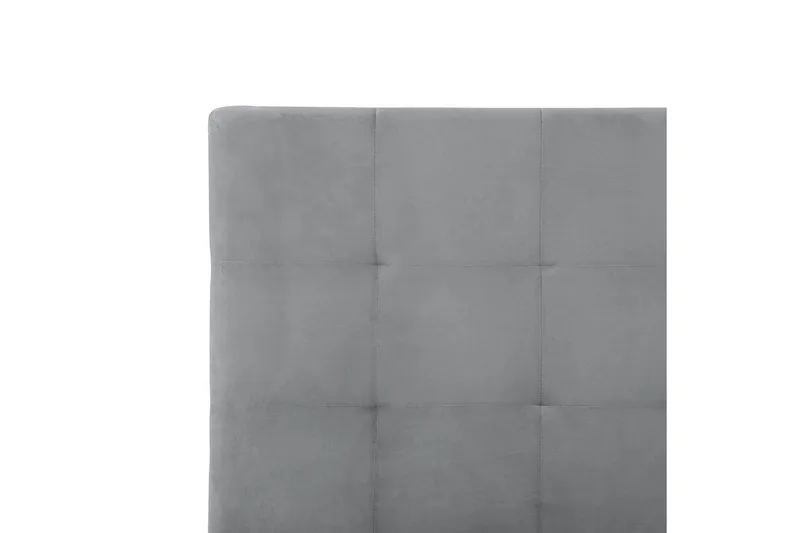 Säng med förvaring Lorient - Grå/Sammet, 160x200 cm - Möbler - Sovrum - Sängram & sängstomme