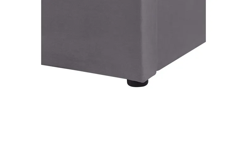 Säng med förvaring Lubbon - Grå, Silver, 140x200 cm - Möbler - Sovrum - Sängram & sängstomme