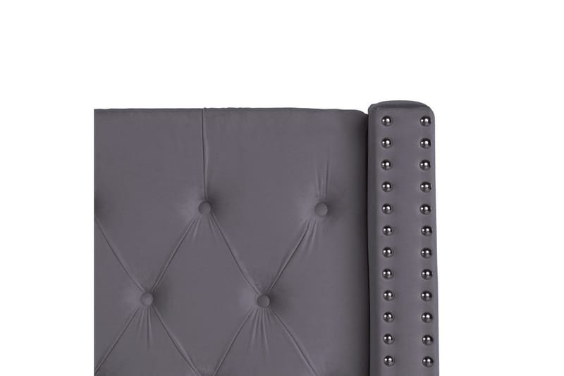 Säng med förvaring Lubbon - Grå, Silver, 140x200 cm - Möbler - Sovrum - Sängram & sängstomme