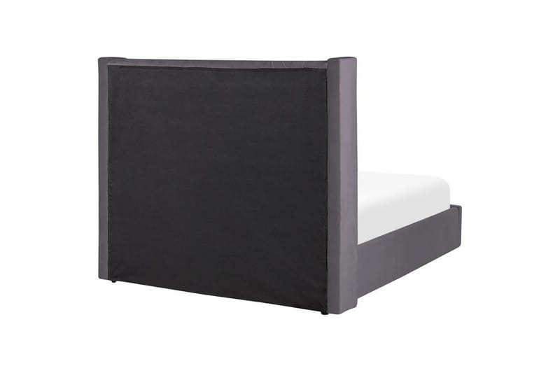 Säng med förvaring Lubbon - Grå, Silver, 140x200 cm - Möbler - Sovrum - Sängram & sängstomme