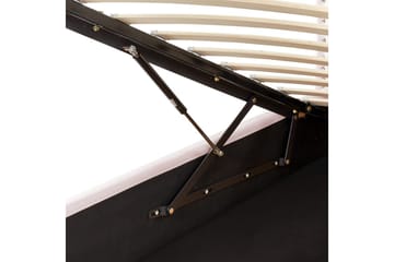 Säng med förvaring Metz - Rosa, Silver/Sammet, 90x200 cm - Möbler - Sovrum - Sängram & sängstomme