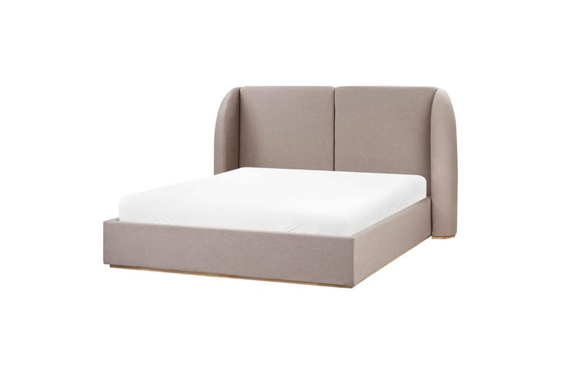 Säng med förvaring Monestier - Beige, 160x200 cm - Möbler - Sovrum - Sängram & sängstomme