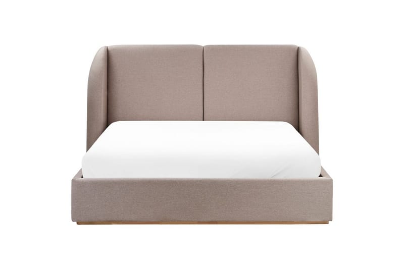 Säng med förvaring Monestier - Beige, 160x200 cm - Möbler - Sovrum - Sängram & sängstomme