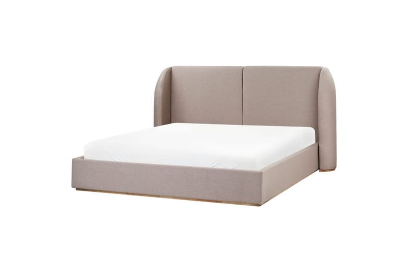 Säng med förvaring Monestier - Beige, 180x200 cm - Möbler - Sovrum - Sängram & sängstomme