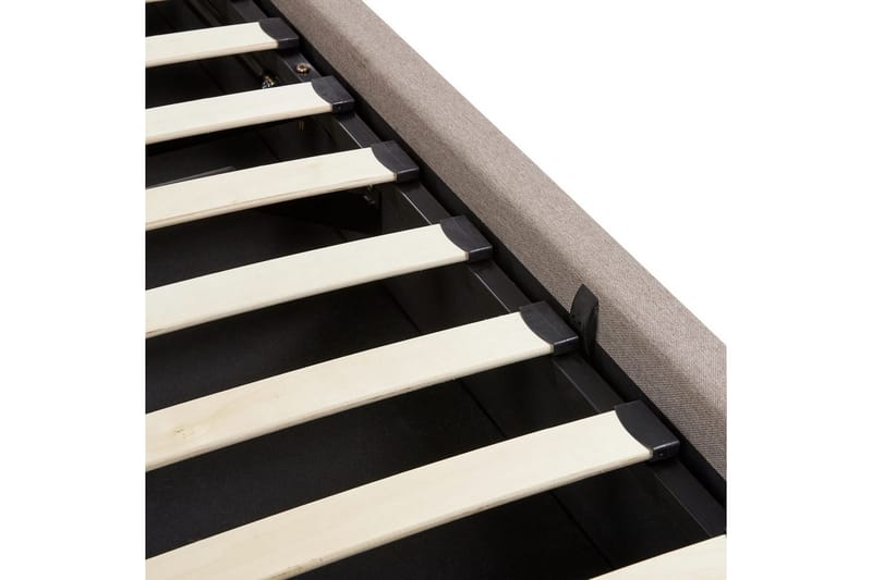 Säng med förvaring Monestier - Beige, 180x200 cm - Möbler - Sovrum - Sängram & sängstomme