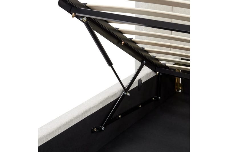 Säng med förvaring Monestier - Vit, 180x200 cm - Möbler - Sovrum - Sängram & sängstomme