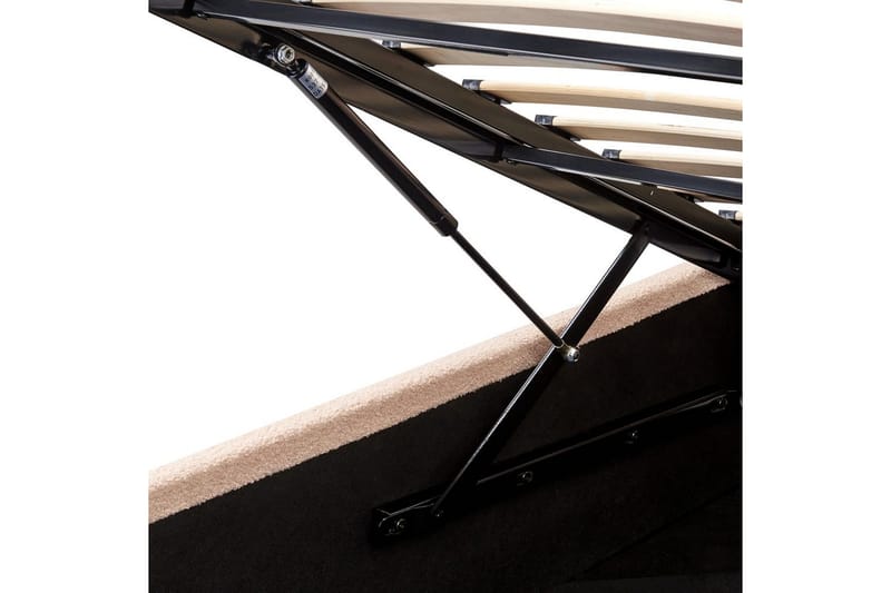 Säng med förvaring Orbey - Beige, 140x200 cm - Möbler - Sovrum - Sängram & sängstomme