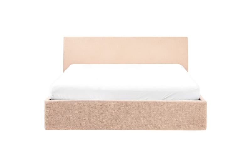 Säng med förvaring Orbey - Beige, 140x200 cm - Möbler - Sovrum - Sängram & sängstomme