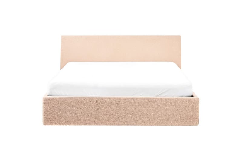 Säng med förvaring Orbey - Beige, 160x200 cm - Möbler - Sovrum - Sängram & sängstomme