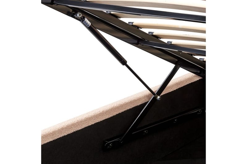 Säng med förvaring Orbey - Beige, 160x200 cm - Möbler - Sovrum - Sängram & sängstomme