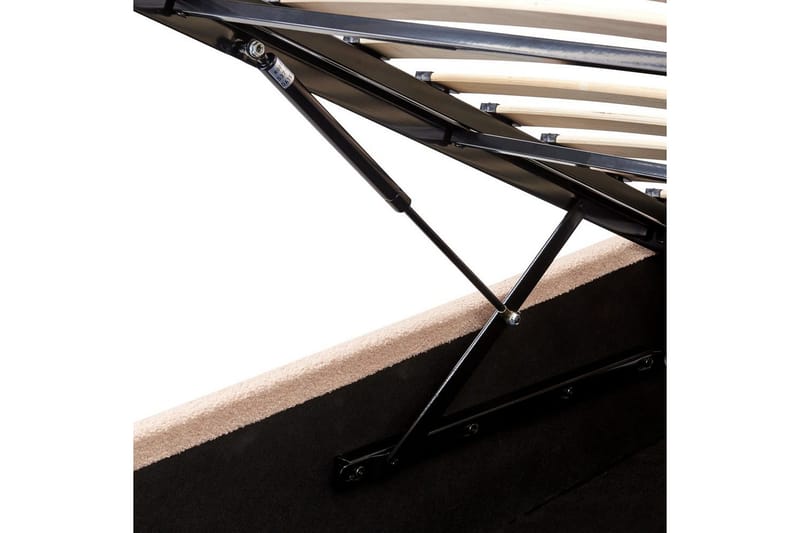 Säng med förvaring Orbey - Beige, 180x200 cm - Möbler - Sovrum - Sängram & sängstomme