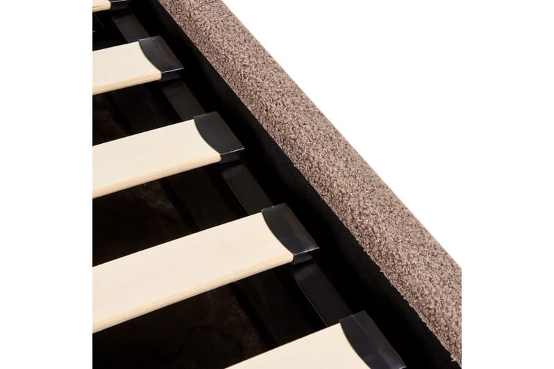 Säng med förvaring Orbey - Brun, 140x200 cm - Möbler - Sovrum - Sängram & sängstomme