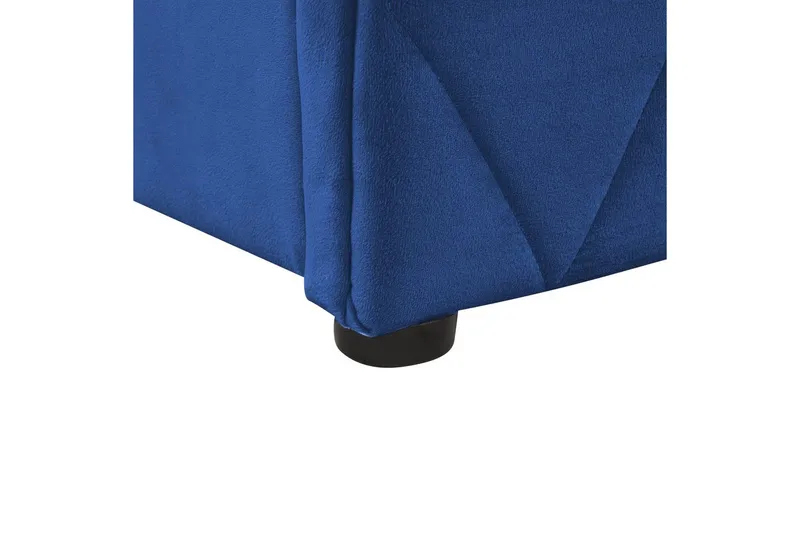 Säng med förvaring Rochefort - Blå, 140x200 cm - Möbler - Sovrum - Sängram & sängstomme