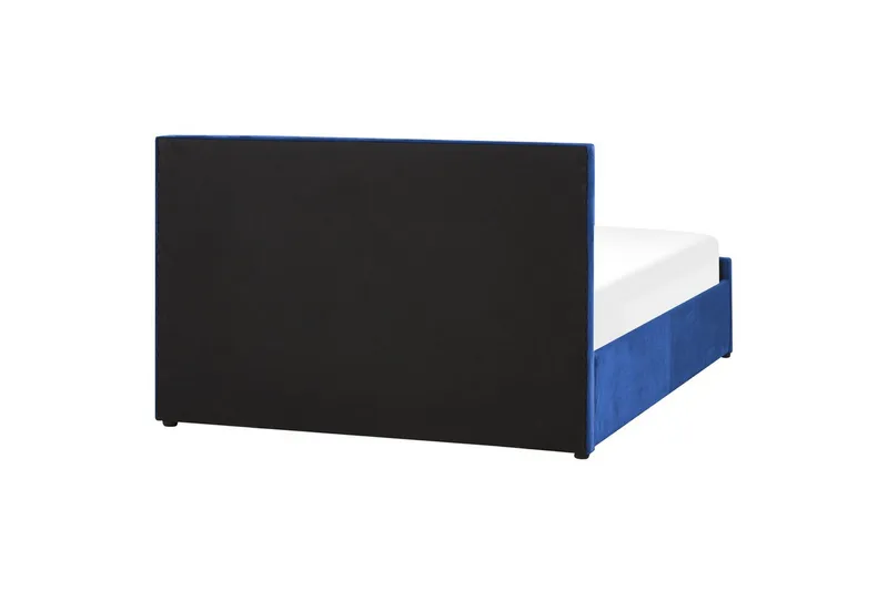 Säng med förvaring Rochefort - Blå, 140x200 cm - Möbler - Sovrum - Sängram & sängstomme