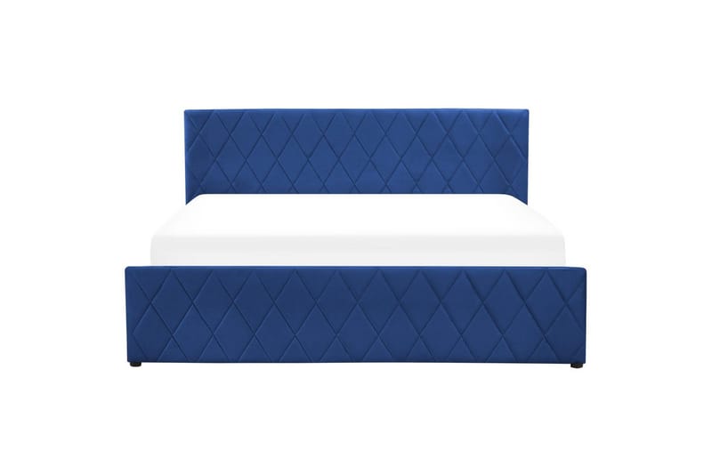 Säng med förvaring Rochefort - Blå, 180x200 cm - Möbler - Sovrum - Sängram & sängstomme