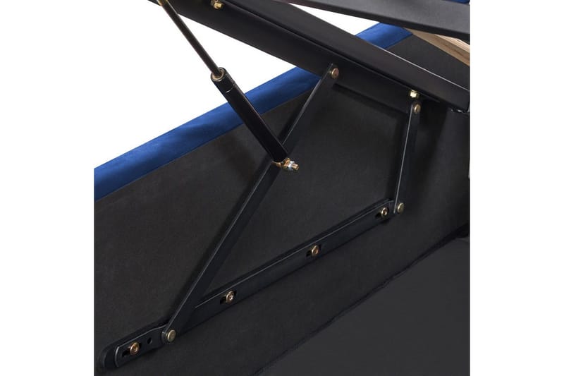 Säng med förvaring Rochefort - Blå, 180x200 cm - Möbler - Sovrum - Sängram & sängstomme