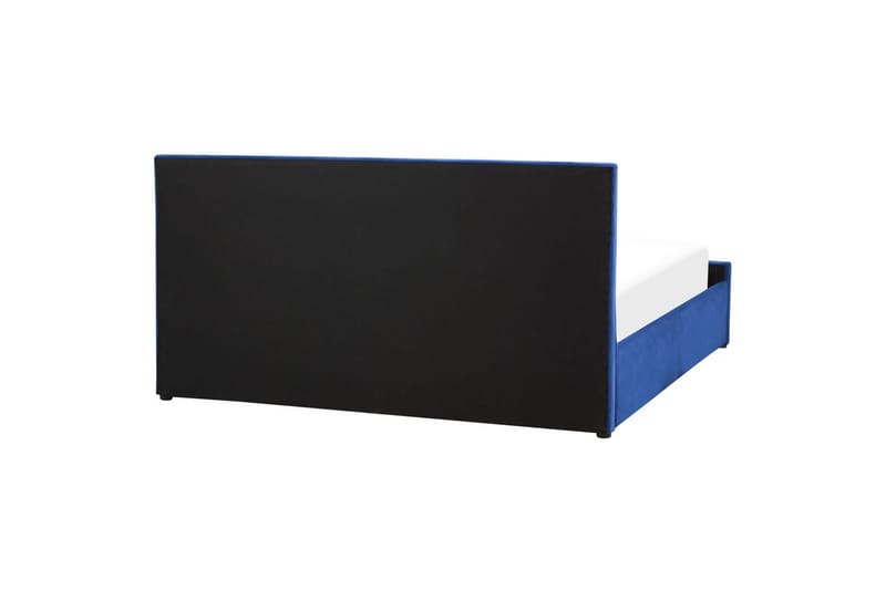 Säng med förvaring Rochefort - Blå, 180x200 cm - Möbler - Sovrum - Sängram & sängstomme