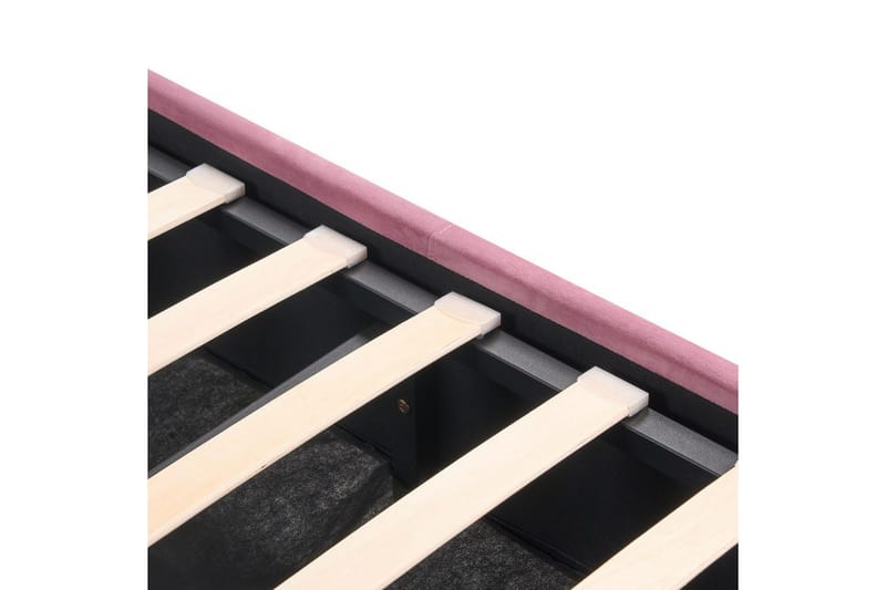 Säng med förvaring Rochefort - Rosa, 160x200 cm - Möbler - Sovrum - Sängram & sängstomme