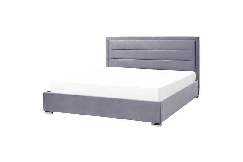 Säng med förvaring Rouen - Grå, 180x200 cm - Möbler - Sovrum - Sängram & sängstomme