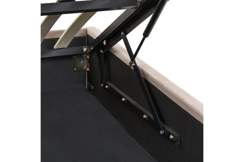 Säng med förvaring Rouen - Taupe, 140x200 cm - Möbler - Sovrum - Sängram & sängstomme