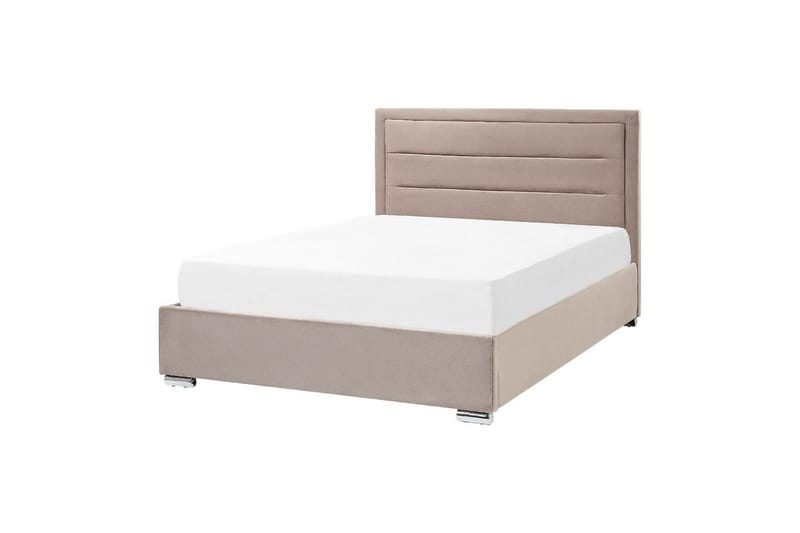Säng med förvaring Rouen - Taupe, 140x200 cm - Möbler - Sovrum - Sängram & sängstomme