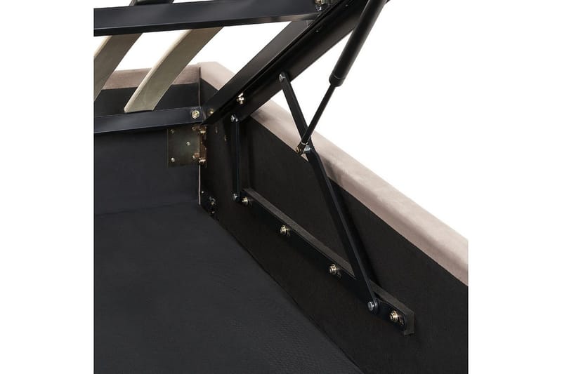 Säng med förvaring Rouen - Taupe, 180x200 cm - Möbler - Sovrum - Sängram & sängstomme