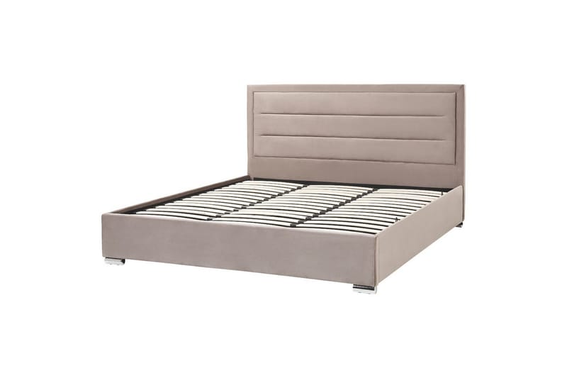 Säng med förvaring Rouen - Taupe, 180x200 cm - Möbler - Sovrum - Sängram & sängstomme