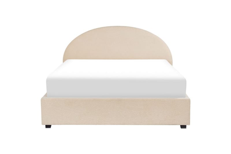 Säng med förvaring Vaucluse - Beige/Bouclé, 180x200 cm - Möbler - Sovrum - Sängram & sängstomme