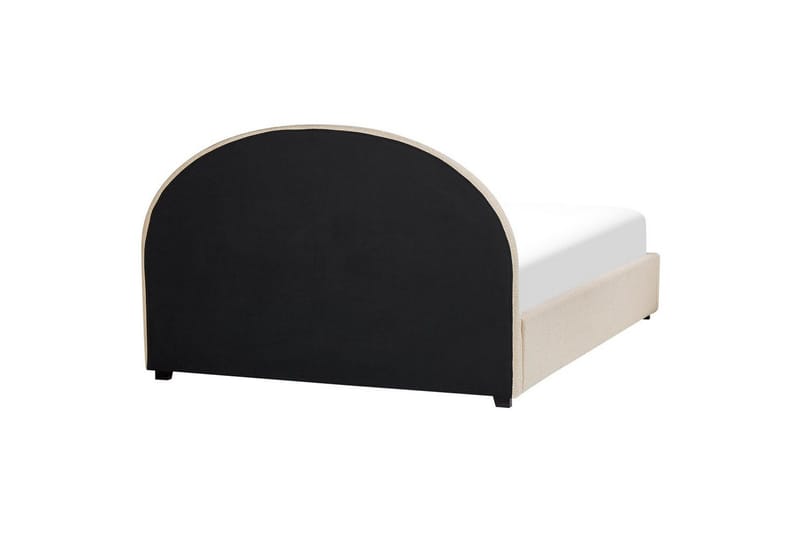 Säng med förvaring Vaucluse - Beige/Bouclé, 180x200 cm - Möbler - Sovrum - Sängram & sängstomme