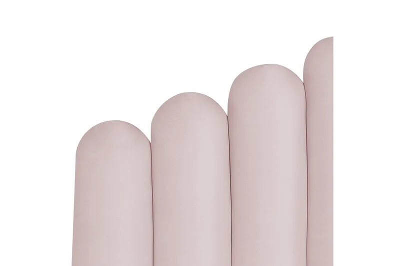 Säng med förvaring Vincennes - Rosa, Svart, 140x200 cm - Möbler - Sovrum - Sängram & sängstomme