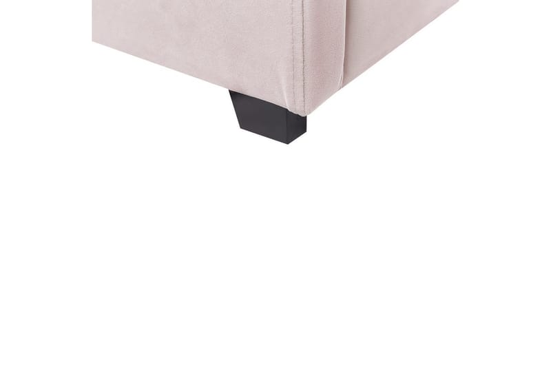 Säng med förvaring Vincennes - Rosa, Svart, 160x200 cm - Möbler - Sovrum - Sängram & sängstomme