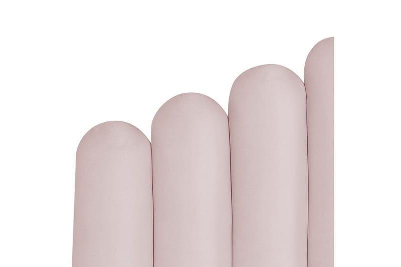 Säng med förvaring Vincennes - Rosa, Svart, 160x200 cm - Möbler - Sovrum - Sängram & sängstomme