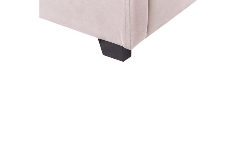 Säng med förvaring Vincennes - Rosa, Svart, 180x200 cm - Möbler - Sovrum - Sängram & sängstomme