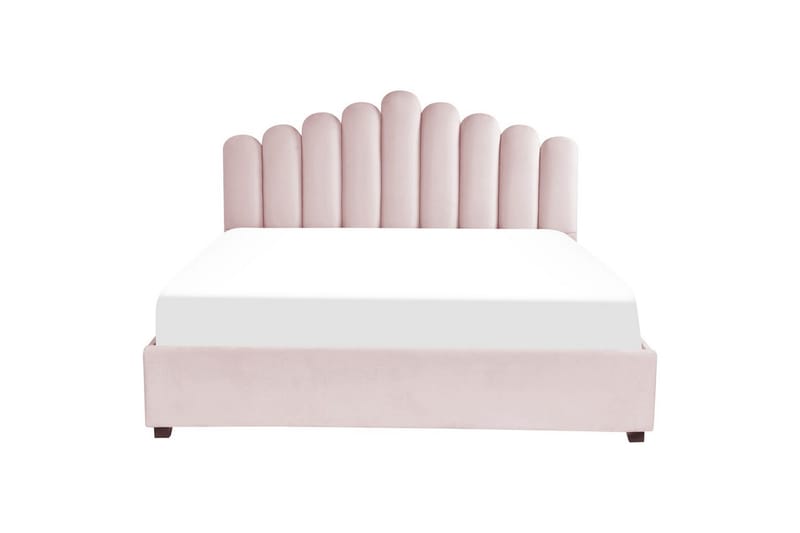 Säng med förvaring Vincennes - Rosa, Svart, 180x200 cm - Möbler - Sovrum - Sängram & sängstomme