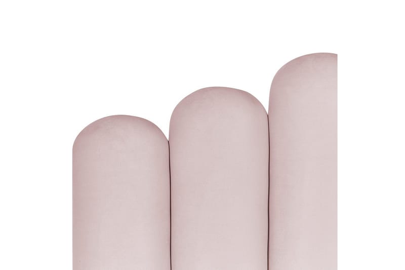 Säng med förvaring Vincennes - Rosa, Svart, 180x200 cm - Möbler - Sovrum - Sängram & sängstomme