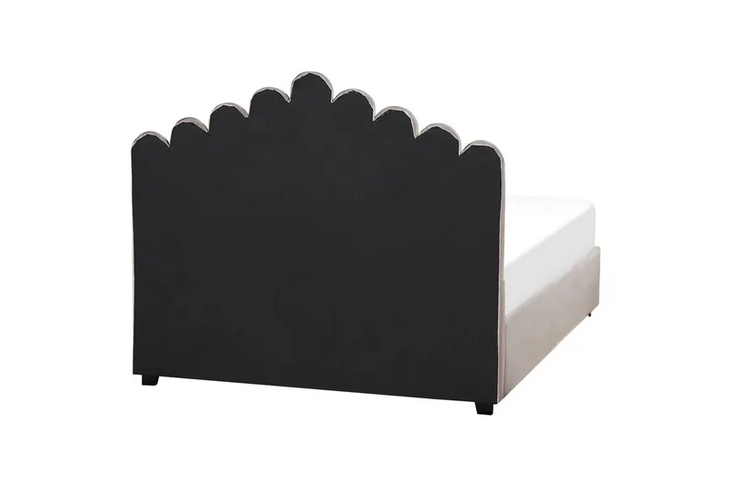 Säng med förvaring Vincennes - Taupe, svart, 140x200 cm - Möbler - Sovrum - Sängram & sängstomme