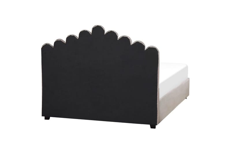 Säng med förvaring Vincennes - Taupe, svart, 160x200 cm - Möbler - Sovrum - Sängram & sängstomme