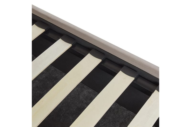 Säng med förvaring Vincennes - Taupe, svart, 180x200 cm - Möbler - Sovrum - Sängram & sängstomme