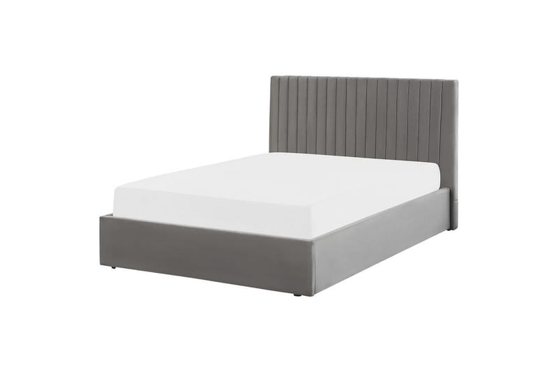 Säng med förvaring Vion - Grå, 140x200 cm - Möbler - Sovrum - Sängram & sängstomme