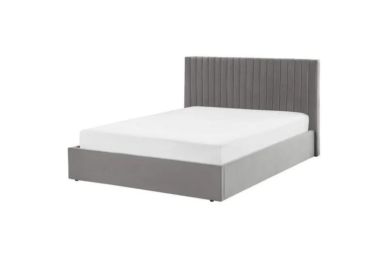 Säng med förvaring Vion - Grå, 160x200 cm - Möbler - Sovrum - Sängram & sängstomme