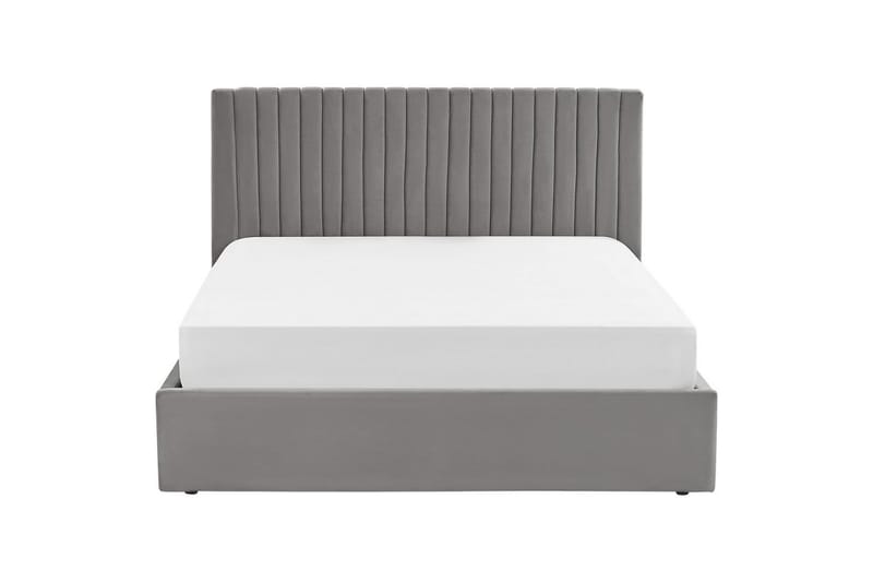 Säng med förvaring Vion - Grå, 160x200 cm - Möbler - Sovrum - Sängram & sängstomme