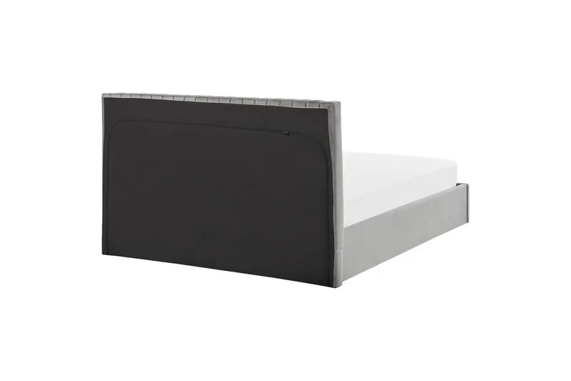 Säng med förvaring Vion - Grå, 160x200 cm - Möbler - Sovrum - Sängram & sängstomme