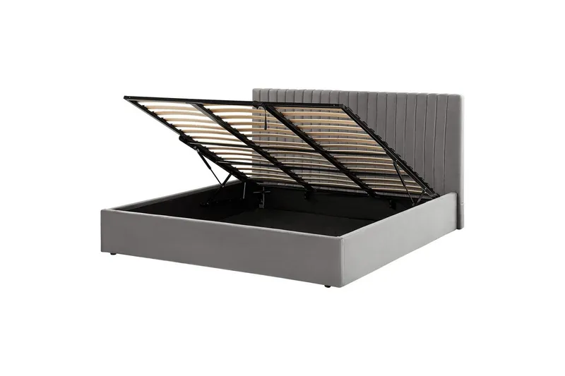 Säng med förvaring Vion, Grå, 180x200 cm