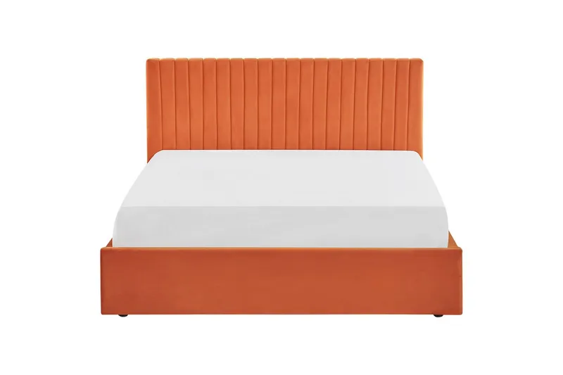 Säng med förvaring Vion - Orange, 160x200 cm - Möbler - Sovrum - Sängram & sängstomme