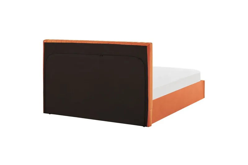 Säng med förvaring Vion - Orange, 160x200 cm - Möbler - Sovrum - Sängram & sängstomme