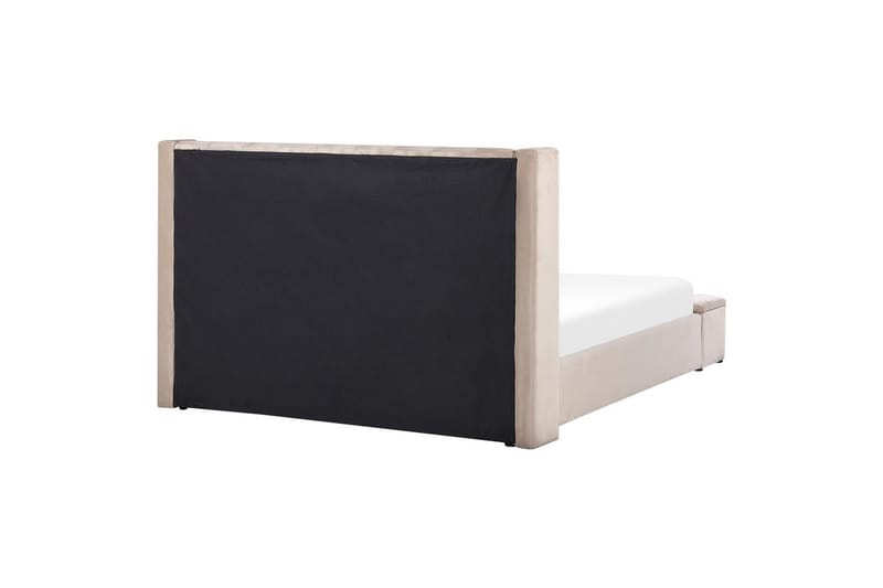 Säng med förvaringsbänk Noyers - Beige, 180x200 cm - Möbler - Sovrum - Sängram & sängstomme