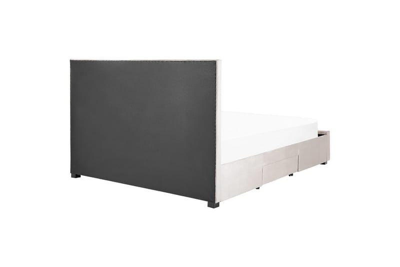 Säng med förvaringslådor Lievin - Beige, 180x200 cm - Möbler - Sovrum - Sängram & sängstomme