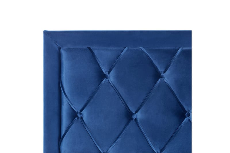 Säng med förvaringslådor Lievin - Blå, 160x200 cm - Möbler - Sovrum - Sängram & sängstomme