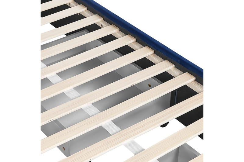 Säng med förvaringslådor Lievin - Blå, 180x200 cm - Möbler - Sovrum - Sängram & sängstomme