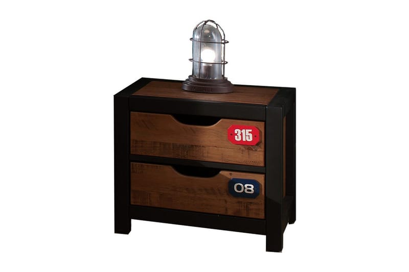 Säng med låda nattduksbord skrivbord garderob bokhylla Alex 2 dörrar - 2 dörrar - Möbler - Sovrum - Möbelset för sovrum